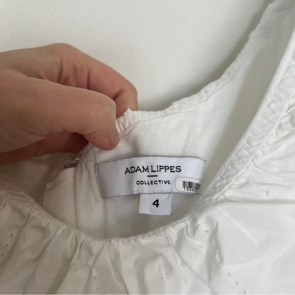 Adam Lippes Eyelet Ruffle Dress - Picture 4 of 9